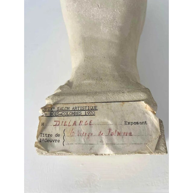 French Artist, Carved Fluid Form Sculpture, 1970s, Stone For Sale - Image 6 of 8