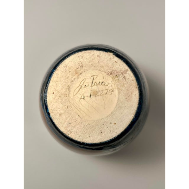 Vintage Jon Price Studio Pottery Crystalline Glaze Porcelain Vase Signed 8" For Sale - Image 4 of 6