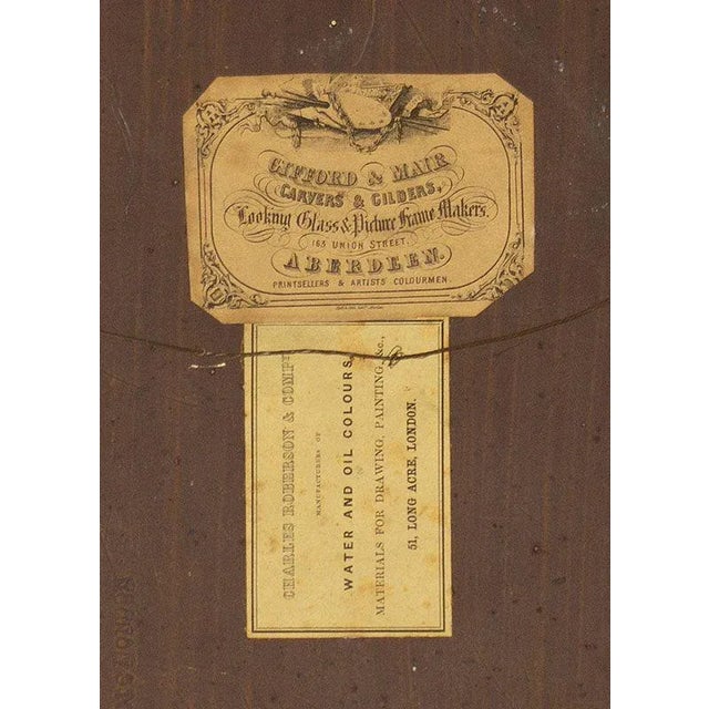 Black John Stirling, Portraits of Scottish Cleric & His Wife, 1851, Oil Paintings, Set of 2 For Sale - Image 8 of 10