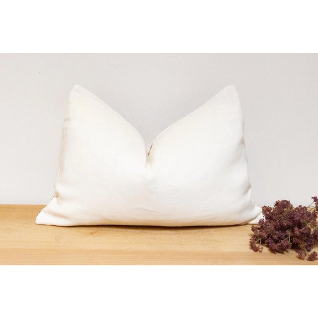 19th Century Yamna Antique Lakai Tribe Linen Pillow For Sale - Image 5 of 7