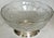 Silver Vintage Clear Cabbage Ware Salad Bowl With Silver Plated Plinth For Sale - Image 8 of 12