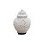 Chinoiserie Vintage Mid 20th Century Hollywood Regency Pierced Ceramic Lidded Ginger Jar Table Lamp For Sale - Image 3 of 11