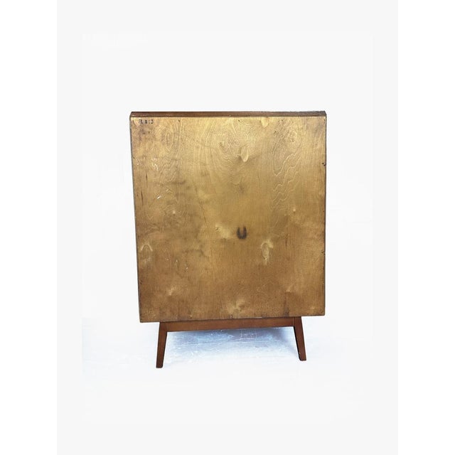 Brown Vintage Tallboy Chest of Five from Lebus, 1950s For Sale - Image 8 of 17