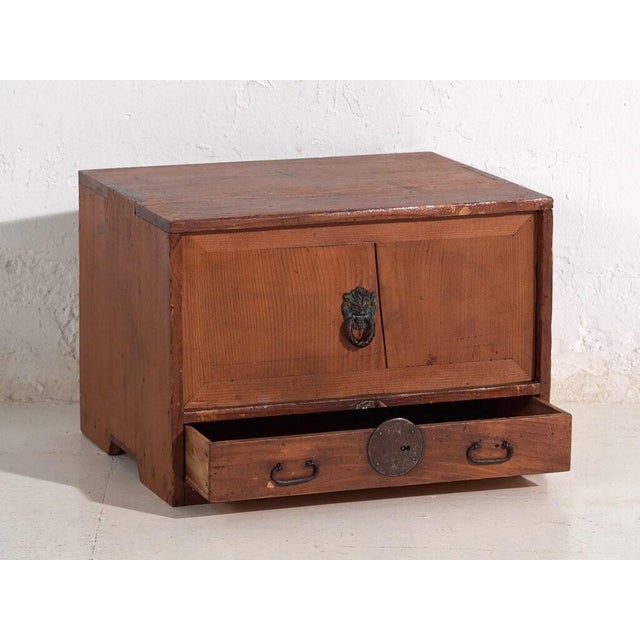 Antique Japanese Kodansu Chest For Sale - Image 4 of 11