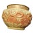 Large Antique Art Nouveau Repoussé Copper Jardinère Cachepot With Butterfly & Iris Motif For Sale