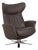 Grey Taupe Joop 8115 Leather Armchair with Manual Function For Sale