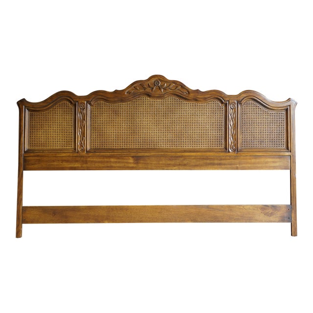Late 20th Century Drexel King Cane Headboard Chairish