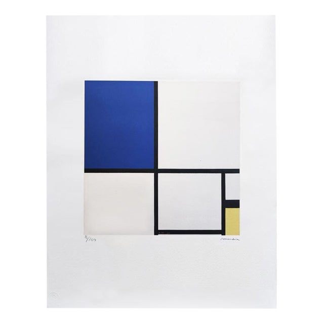 Piet Mondrian, Composition, Lithograph, 1970s For Sale