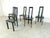 1980s Italian Regia Dining Chairs attributed to Antonello Mosca for Ycami, 1980s, Set of 6 For Sale - Image 5 of 12