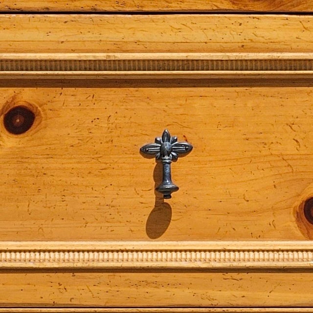 Vintage | Baker Furniture "Milling Road" | Pine | Sideboard | Server | Buffet | Credenza | Italian Provincial | French Country For Sale - Image 9 of 16
