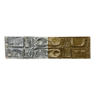 Abstract Wall Hanging Relief Sculpture Diptych, 1960s, Fiberglass, Set of 2 For Sale