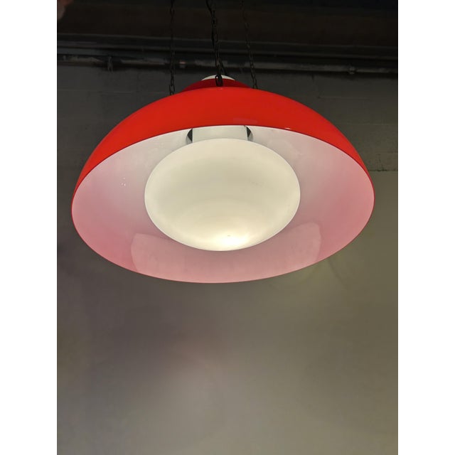 Brown Pendant Lamp by Paolo Caliari for Venini, 1972 For Sale - Image 8 of 18