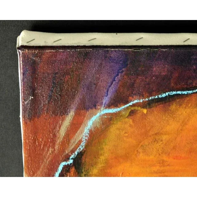 "Village I" Original Oil Painting on Canvas by Helen Zarin Stretched Canvas Hand Signed by the Artist Art Condition: Mint...