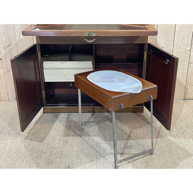 Vintage Mahogany Boat Cabinet, 1930s For Sale - Image 15 of 18