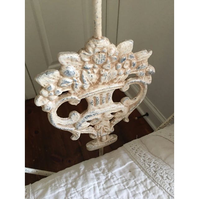 Beautiful Antique Ivory Iron Corsican twin day bed frame, heat board and foot board included. Discontinued. These beds...