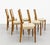Svegards Markaryd Set of Six Vintage Mid Century Modern Walnut Dining Chairs by Svegards | Scandinavian Mid Century Modern, C. 1960's For Sale - Image 4 of 14