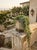 Stone Vintage Neoclassical Octagonal Fluted Cast Stone Planter For Sale - Image 7 of 10