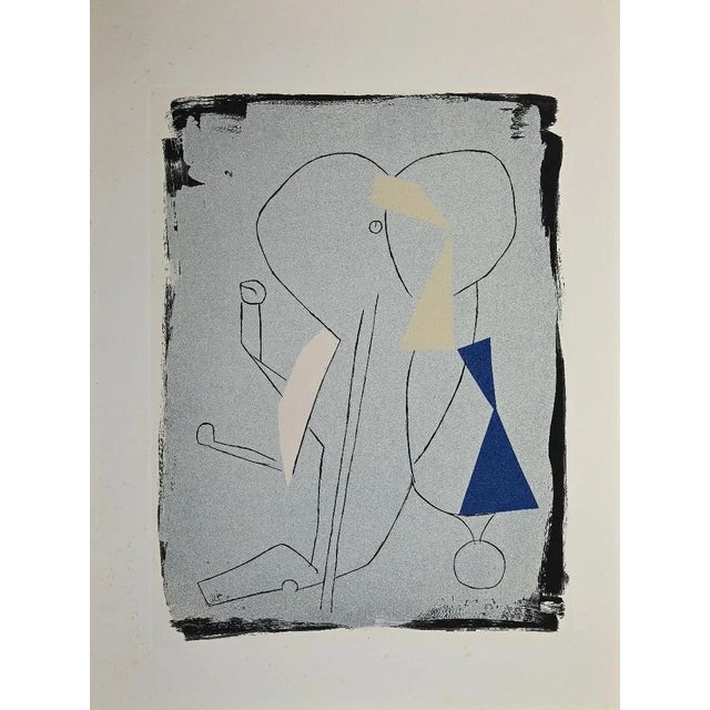 Juggler 1963 is an original contemporary artwork realized by Marino Marini. Color etching and aquatint depicting a...