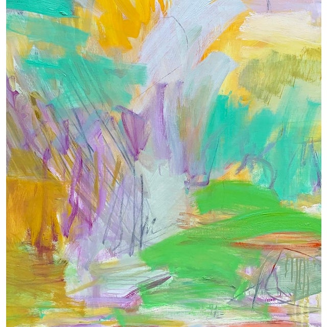 Trixie Pitts Yellow Passage — 48x48 For Sale - Image 4 of 5