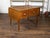 English 19th Century Oak Drop Leaves Draper's Table with Brass Measuring Tape For Sale - Image 9 of 12