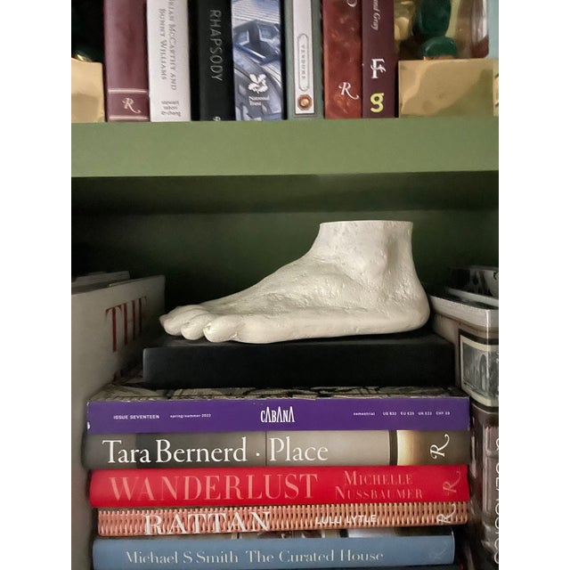 Contemporary Plaster Foot Sculpture - Set of 2 For Sale In New York - Image 6 of 8