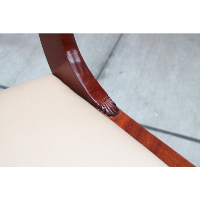 Wood Early 19th Century Pair of Neoclassical Side Chairs For Sale - Image 7 of 18