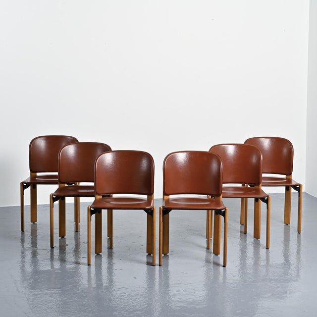 Dietiker Dining Chairs by Bruno Rey for Dietiker, 1971, Set of 8 For Sale - Image 4 of 15