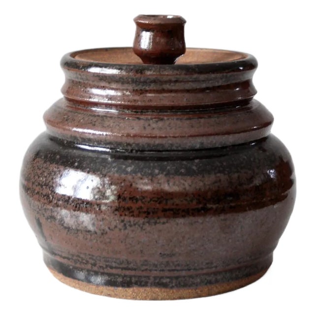 Vintage Studio Pottery Jar For Sale