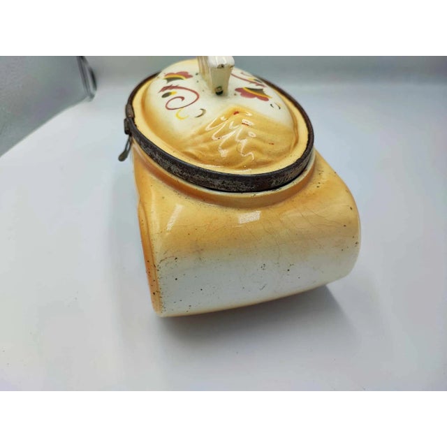 1920s Art Deco Ceramic Chocolate Box, Czechoslovakia, 1920s For Sale - Image 5 of 9