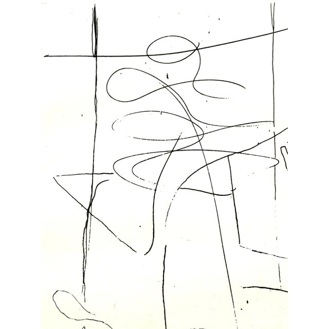 André Lanskoy - Composition - Original Etching 1960 For Sale - Image 4 of 7