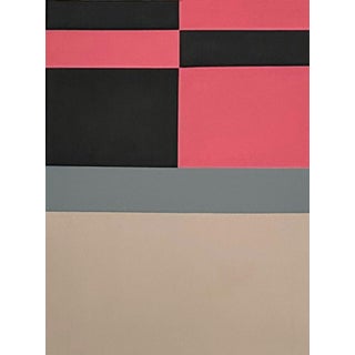 "Futility" Contemporary Minimalist Geometric Oil Painting by Shyun Song For Sale