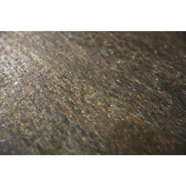 Metal Brutalist Metal Coffee Table with Stone Top, 1960s For Sale - Image 7 of 13