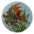 Decorative Ceramic Wall Plate with Fish Design by Puigdemont, 1970s For Sale