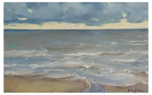 Juris Germanas, Evening by the Sea, 2008, Oil on Canvas