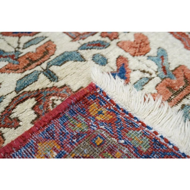 Antique Afshar Rug 4'4'' x 6'1'' For Sale - Image 11 of 11