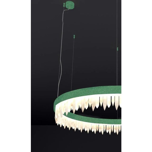 Uranano Freedom Green 80 Pendant Light 1 by Alabaster For Sale - Image 4 of 8