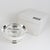 Art Deco Silver Plate and Crystal Caviar Bowl Dish Server by Gelb, Paris in Box For Sale - Image 3 of 11