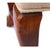 Wood Vintage Queen Anne Style Upholstered Footstool For Sale - Image 7 of 9