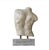 A beautifully weathered classical torso sculpture inspired by ancient European fragments and museum artifacts. Resting on...