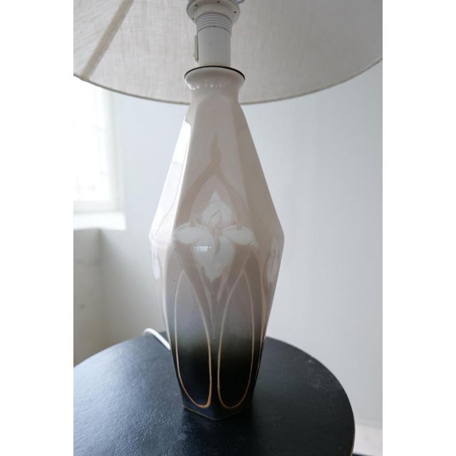 Art Nouveau Ceramic Table Lamp from Rörstrand Sweden, 1900s For Sale - Image 13 of 16