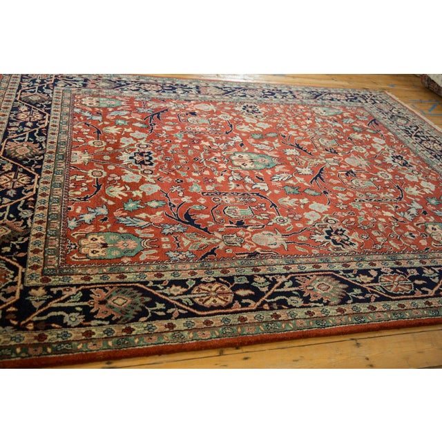 Vintage Indian Bijar Design Carpet - 7'9" x 9'11" For Sale - Image 12 of 12
