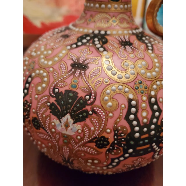 English Antique Jeweled English Porcelain Copeland For Sale - Image 3 of 5