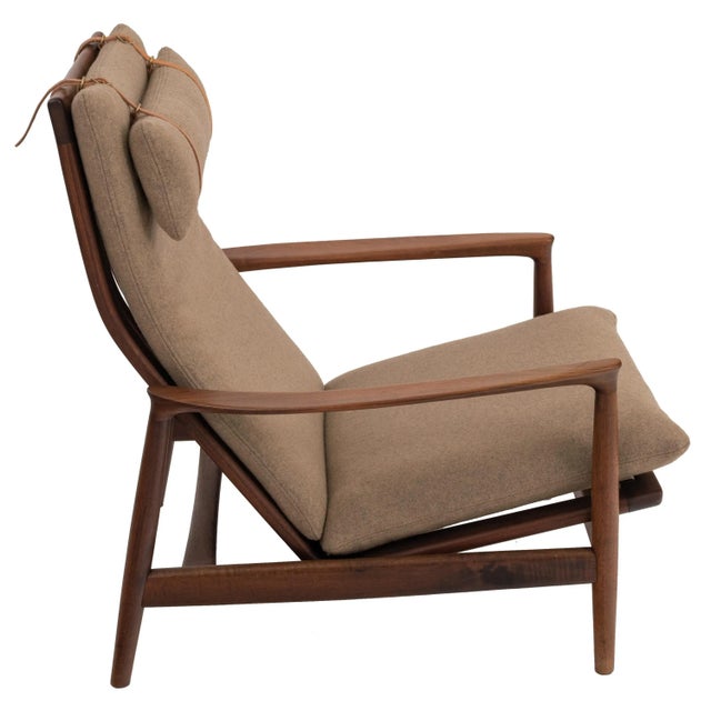 Danish Mid Century Modern Teak Easy Armchair Arne Vodder for France & Son 1960 For Sale - Image 11 of 12