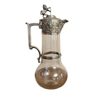 Antique Victorian Claret Jug by Elkington & Co, 1880 For Sale