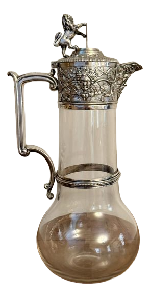 Antique Victorian Claret Jug by Elkington & Co, 1880