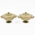 Pair antique early 19th century Wedgwood drabware urn or vase form sauce tureens with covers. These are smart displayed on...