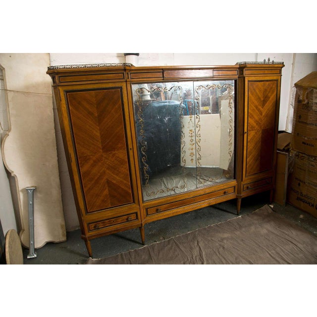 French Directoire Style Wardrobe Cabinet Or Armoire By Jansen