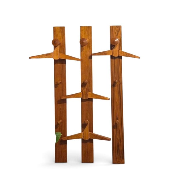 Wood Teak Wall Racks from Aksel Kjersgaard, Denmark, 1970s, Set of 3 For Sale - Image 7 of 7
