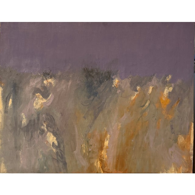 River Landscape, 20th Century, Oil Painting on Canvas For Sale - Image 7 of 7