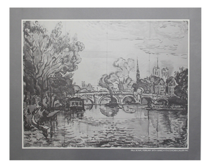 After Paul Signac, River Scene, Print